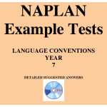 Detailed answers to the ACARA NAPLAN Example Tests - Year 7